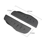 Car Rear View Mirror Rain Eyebrow Cover Catering Mirror PVC Carbon Fiber Pattern Rain Shield, DM-119