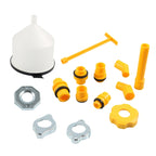 A8956 15 in 1 Car / Yacht Coolant Filling Funnel Kit Silver