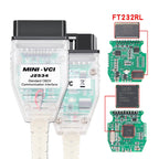 USB to OBD2 16 Pin MINI VCI FT232RL Single Diagnostic Cable for Toyota TIS Techstream, FT232RL – Durable Build, Easy to Use