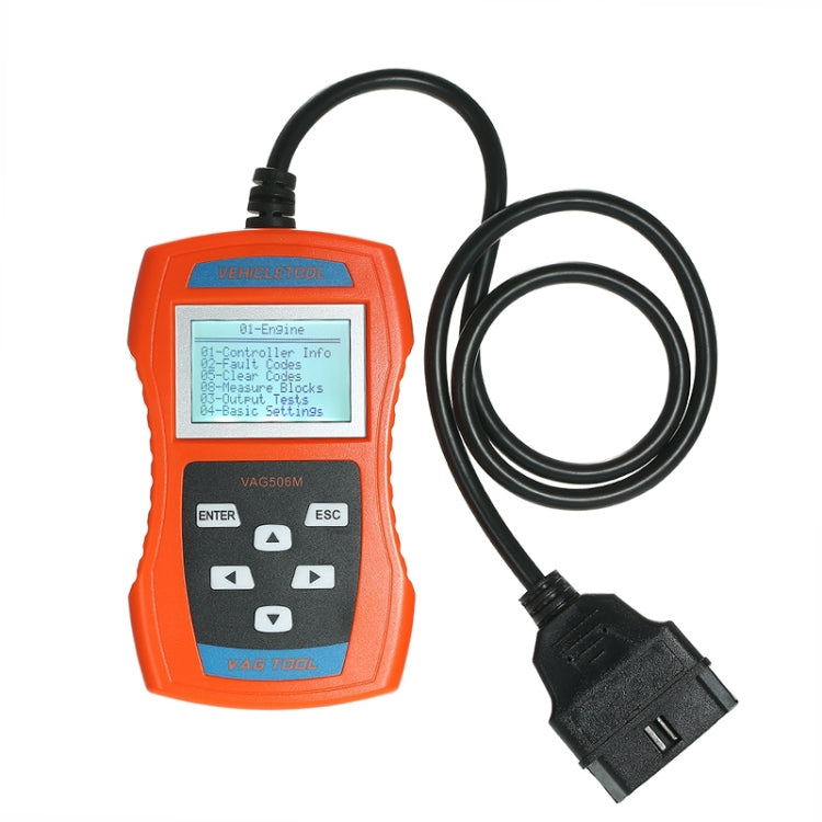 VAG506M Car Mini Code Reader OBD2 Fault Detector Diagnostic Tool, Southern European Version, VAG506M , Southern European Version – TPU