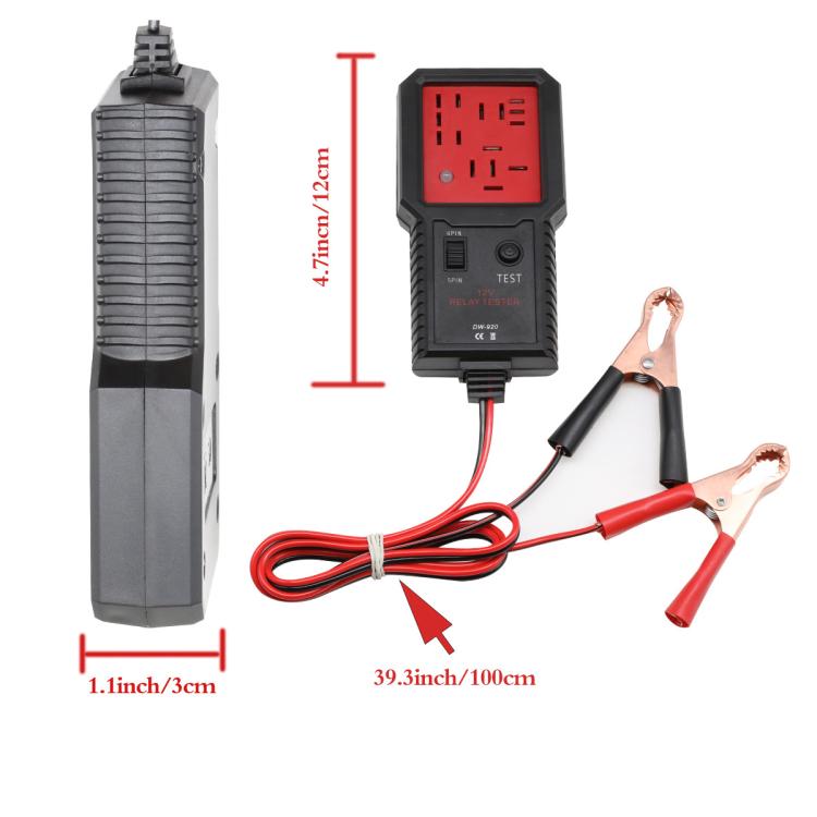 utomotive Relay Tester 12V Universal Relay Analyzer 4-Pin & 5-Pin Relays Tester – Durable Build, Easy to Use