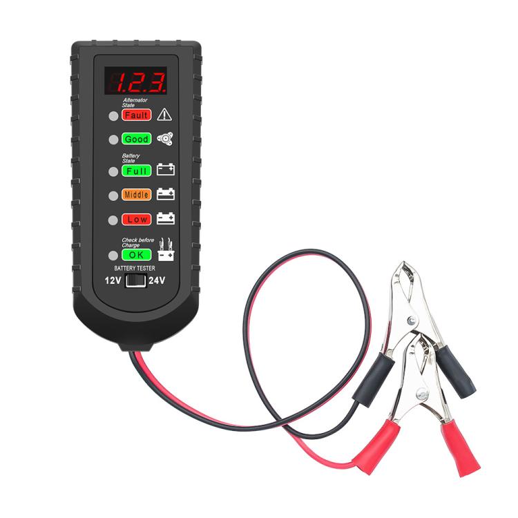 12V / 24V Automotive Battery Voltage Tester Default Title