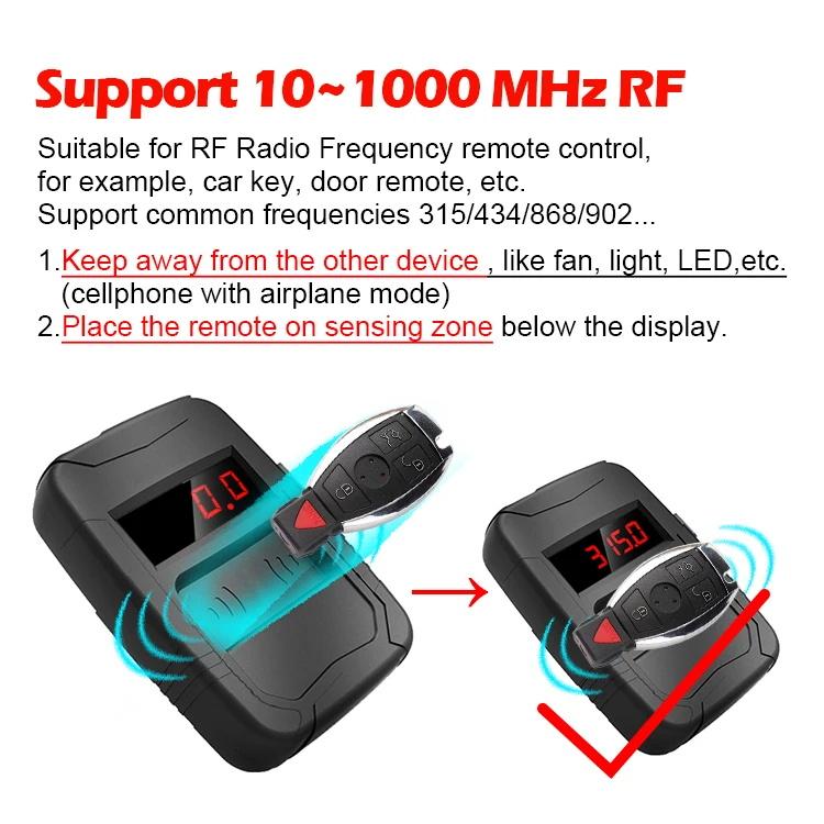 WOYO PL001 Car Remote Control Tester 10-1000MHZ RF IR Infrared Wireless Digital Frequency Tester for Truck Door Key Remote Clone, PL001 – Durable Build, Easy to Use