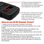 WOYO PL001 Car Remote Control Tester 10-1000MHZ RF IR Infrared Wireless Digital Frequency Tester for Truck Door Key Remote Clone, PL001 – Durable Build, Easy to Use