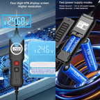 P100 5V-40V Electric Circuit Tester, Two Power Supply, Cable Length: 1.53m, P100