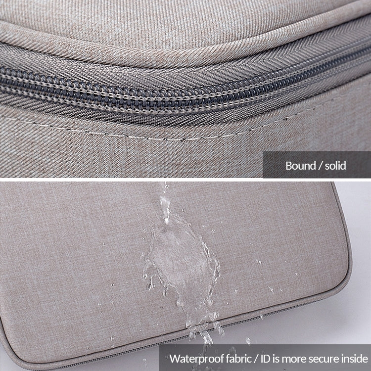 ZJ02 Waterproof Polyester Multi-layer Document Storage Bag Laptop Bag for All Sizes of Laptops, with Password Lock – Waterproof, Card Slot
