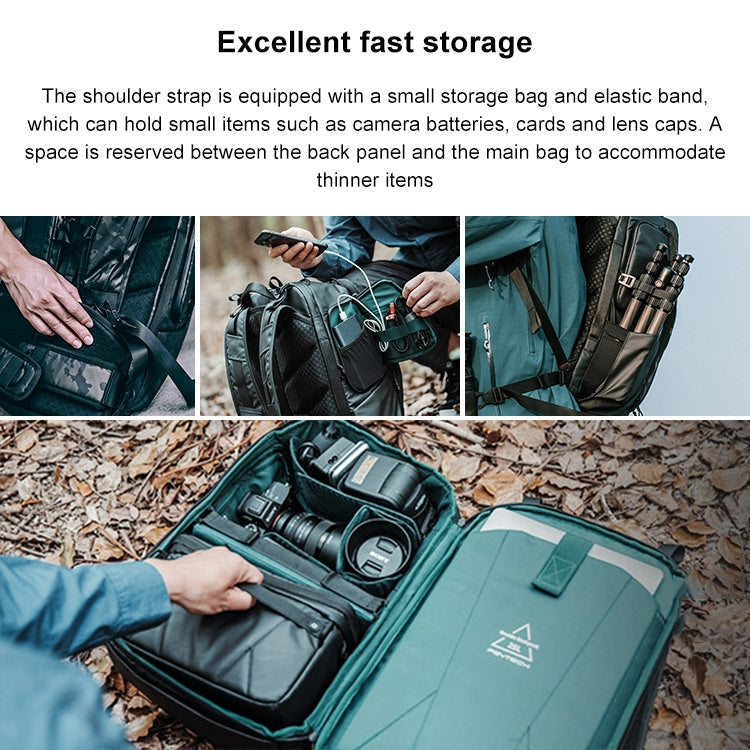 PGYTECH P-CB-020 2 in 1 Waterproof Shockproof Outdoor Dual Shoulders Backpack + Single Shoulder Bag, P-CB-020 – Shockproof, Waterproof, Wear-resistant