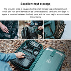 PGYTECH P-CB-020 2 in 1 Waterproof Shockproof Outdoor Dual Shoulders Backpack + Single Shoulder Bag, P-CB-020 – Shockproof, Waterproof, Wear-resistant