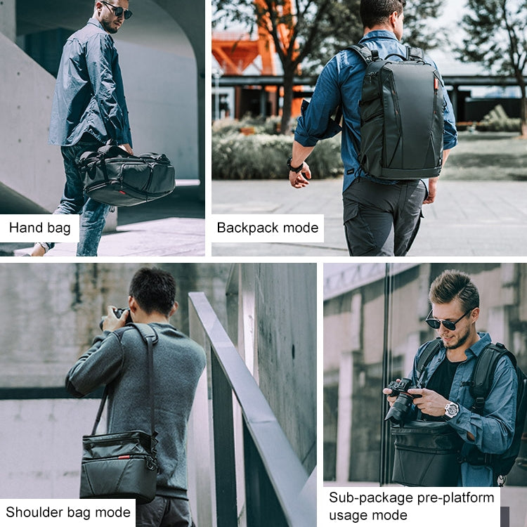 PGYTECH P-CB-020 2 in 1 Waterproof Shockproof Outdoor Dual Shoulders Backpack + Single Shoulder Bag, P-CB-020 – Shockproof, Waterproof, Wear-resistant