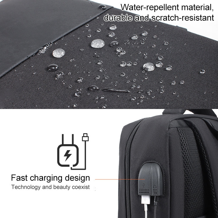 cxs-611 Multifunctional Oxford Laptop Bag Backpack – Wear-resistant, Fast Charging