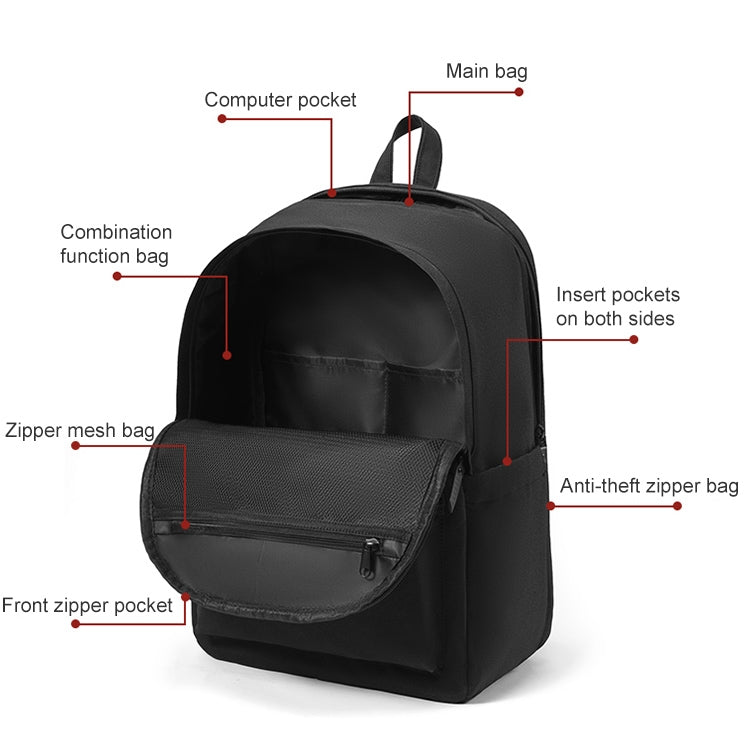 cxs-8106 Multifunctional Oxford Laptop Bag Backpack – Wear-resistant
