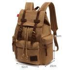 AUGUR 1039 Large Student Retro Canvas Backpack Shoulders Laptop Bag, 1039 Large