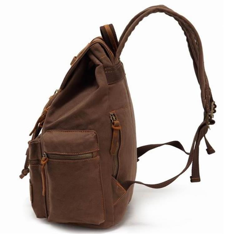 AUGUR 1039 Large Student Retro Canvas Backpack Shoulders Laptop Bag, 1039 Large
