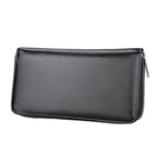 Antimagnetic RFID Large Capacity Long Style Genuine Leather Passport Package / Multifunctional and Many Card Slots Card Package