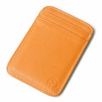XIAO YUAN XIANG Cowhide Leather 5 Card Pocket Sleeve Wallet Coin Purse Credit Card Holder, Size: 10.6cm x 7.2cm, Random Color Delivery, 5 Card Pocket Sleeve