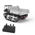 MoFun SW(RC)-007 2.4G Wireless Remote Control 10-channel Dump Truck Children DIY Stainless Steel Assembled Toy, SW(RC)-007