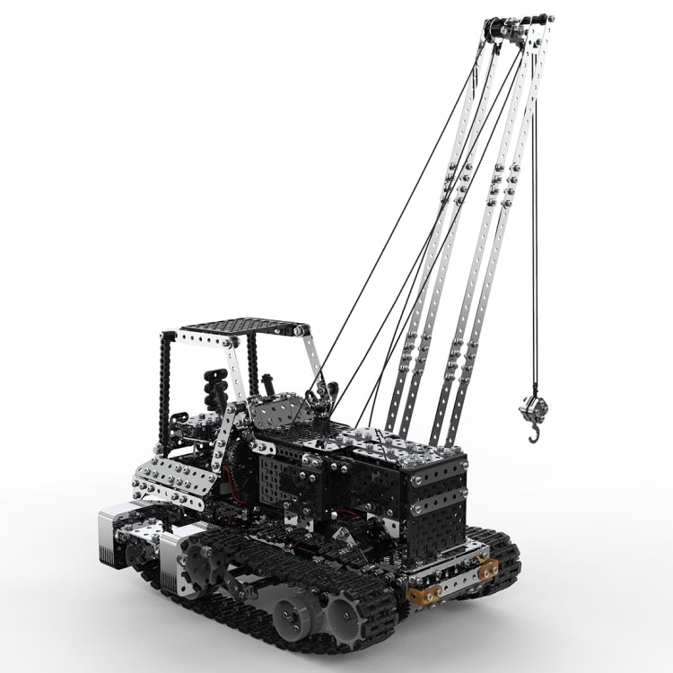 MoFun SW(RC)-010 2.4G Wireless Remote Control 10-channel Side Crane Children DIY Stainless Steel Assembled Toy, SW(RC)-010 SW(RC)-010