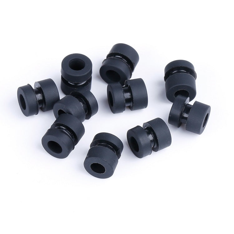 5 Packs / 100pcs iFlight M3 Damping Rubber Column Shock-absorbing Ball Shock Damping Ball for REVO Bee32 F4/F3 Flight Control Fly Tower FPV RC, M3 M3 Black