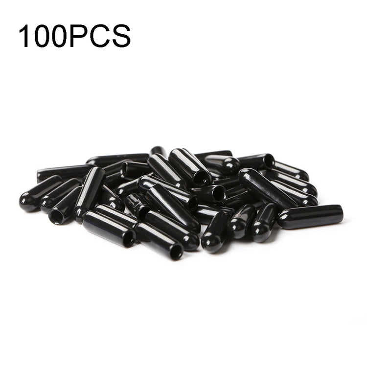 100 PCS iFlight M3x15mm Transmitter Antenna Protection Cap PVC Rubber Sheath for FPV RC Models Multicopter Spare Part Accessories Black