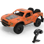 FY-08 Brushless Version 2.4G Remote Control Off-road Vehicle 1:12 Four-wheel Drive Short Truck High-speed Remote Control Car, EU Plug Orange