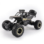 HD6026 1:12 Large Alloy Climbing Car Mountain Cross-country Four-wheel Drive Remote Control Car Toy, Size: 37cm, HD6026 1:12(Black), 6255 2.4GHz 1:16(Green), HD6026 1:12(Gold), HD6026 1:12(Red), HD6026 1:12(Silver) HD6026 1:12(Black) Black