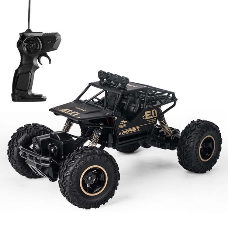 HD6026 1:16 Large Alloy Climbing Car Mountain Cross-country Four-wheel Drive Remote Control Car Toy, Size: 28cm, HD6026 1:16(Black), HD6026 1:16(Blue), HD6026 1:16(Red), HD6026 1:16(Silver) – Magnetic, TPU HD6026 1:16(Black) Black