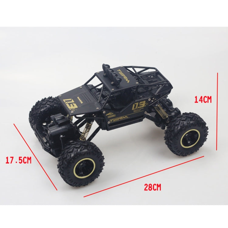 HD6026 1:16 Large Alloy Climbing Car Mountain Cross-country Four-wheel Drive Remote Control Car Toy, Size: 28cm, HD6026 1:16(Black), HD6026 1:16(Blue), HD6026 1:16(Red), HD6026 1:16(Silver) – Magnetic, TPU