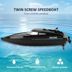 2.4G Children Rc Boat Remote Control Toy, YDJ-B801(Black), YDJ-B801(Blue)