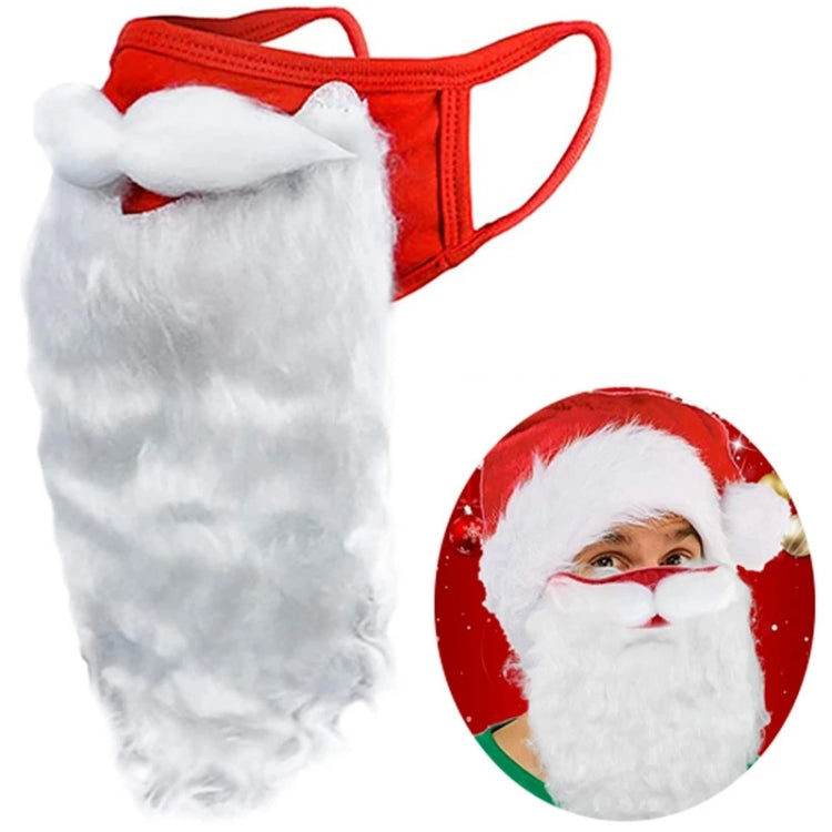 Santa Claus Beard Dustproof Cotton Mask Christmas Funny Dress Up Ornaments, Cotton Mask – Durable Build, Easy to Use Cotton Mask