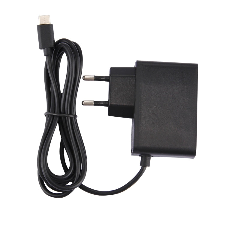 For Nintendo Switch NS Game Console Wall Adapter Charger Charger Adapter Charging Power, DC 5V, Cable Length: 1.5m, EU Plug(Black), For Switch NS EU Plug
