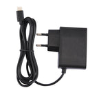 For Nintendo Switch NS Game Console Wall Adapter Charger Charger Adapter Charging Power, DC 5V, Cable Length: 1.5m, EU Plug(Black), For Switch NS EU Plug