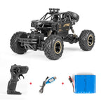 HD6241 1:16 Mountain-climbing Four-wheel Children Remote-controlled Off-road Vehicle Toy – Durable Build, Easy to Use Black