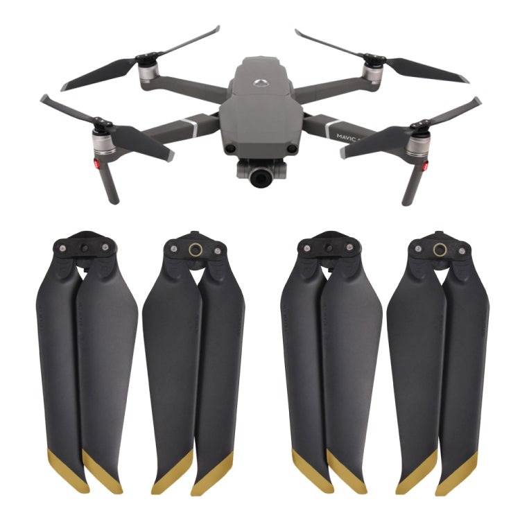 2 Pairs 8743F Low Noise Quick-release Propellers for DJI Mavic 2 Pro / Zoom, For DJI Mavic 2 2 Pairs Gold, For DJI Mavic 2 2 Pairs Silver For DJI Mavic 2 2 Pairs Gold For DJI Mavic 2 2 Pairs Gold