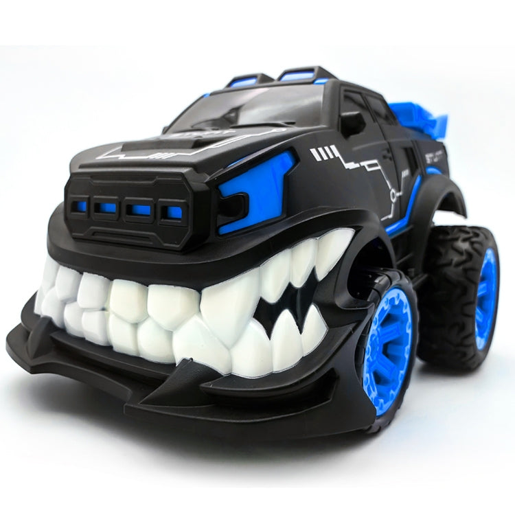 HD885J Devil Tooth Shape 360 Degree Upright Rotation Stunt Remote Control Car Electric Vehicle Toy Blue