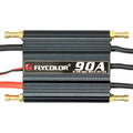 Flycolor Flymoster Series 90A 2-6S Waterproof Electronic Speed Controller for RC Boat, 90A 2-6S 90A 2-6S