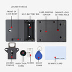 T3 ABS Magnetic Card Induction Lock Invisible Bilateral Open Cabinet Door Lock, Bilateral – Magnetic