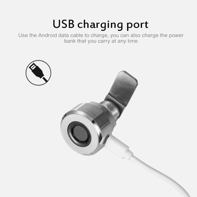 T22F Micro USB Charging Zinc Alloy Smart Bilateral Open Fingerprint Drawer Lock File Cabinet Lock, Bilateral Open Fingerprint – Durable Build, Easy to Use