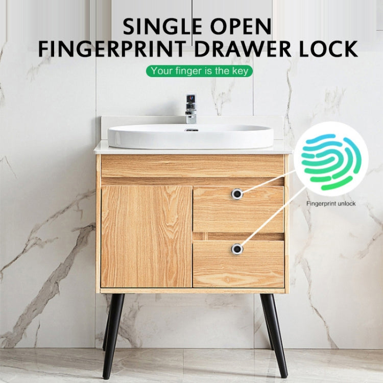T22F Micro USB Charging Zinc Alloy Smart Bilateral Open Fingerprint Drawer Lock File Cabinet Lock, Bilateral Open Fingerprint – Durable Build, Easy to Use