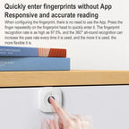 Original Xiaomi Youpin ZNGS06YSB YEELOCK Smart Fingerprint Drawer Cabinet Lock, ZNGS06YSB YEELOCK
