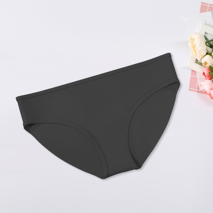 Women Fashion Silicone Swim Trunks Black