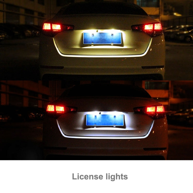 2 PCS 41mm Festoon 3W 300LM White Light 8 LED 3528 SMD Canbus Error-Free Car Reading Lamps, DC 12, 41mm