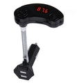 GT86 Dual USB Charger Car Bluetooth FM Transmitter Kit, Support LCD Display / TF Card Music Play / Hands-free, GT86 (Gold), GT86 (Silver), GT86 (Black) – Bluetooth GT86 (Black) Black