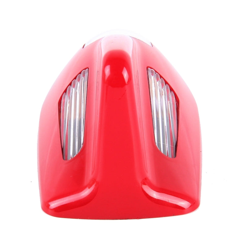 Solar Colorful Light Anti Collision Shark Fin Car Taillight LED Flash Warning Light Caution Light – Waterproof