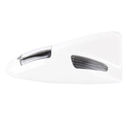 Solar Colorful Light Anti Collision Shark Fin Car Taillight LED Flash Warning Light Caution Light