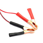 12-24V Car Cigarette Lighter Battery Clip Adapter Cable(Red + Black), 12-24V