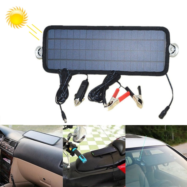 4.5W Portable Car Automobile Boat Battery Solar Cells Rechargeable Power Battery Charger, 4.5W 4.5W