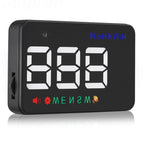 Geyiren A5 HUD 3.5 inch Car Head Up Display with GPS System, Two Mode Display, Light Sensors, KM/h MPH Speed, Compass, Speed Alarm, A5(Black), A5 (Green Light)