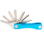 Portable Metal Key Storage Clip, (Black), (Orange), (Pink), (Green), (Grey), (Red) – Aluminum Alloy