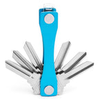 Portable Metal Key Storage Clip, (Black), (Orange), (Pink), (Green), (Grey), (Red) – Aluminum Alloy