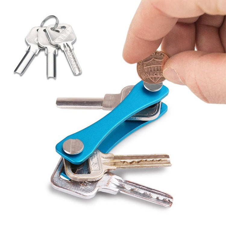 Portable Metal Key Storage Clip, (Black), (Orange), (Pink), (Green), (Grey), (Red) – Aluminum Alloy